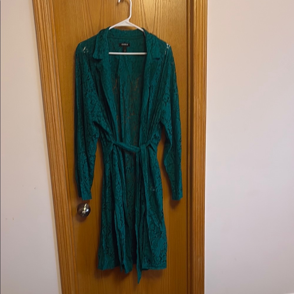 Torrid Teal Lace Dress